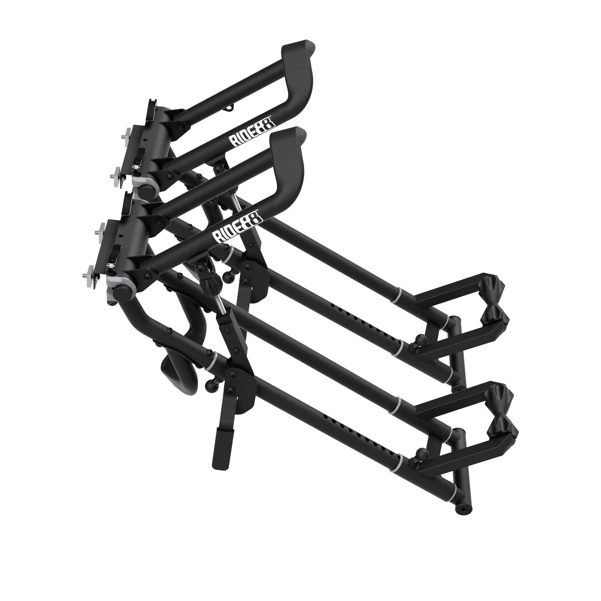 Two RIDE88 QR3 Bike Racks with Front-Track adapters.