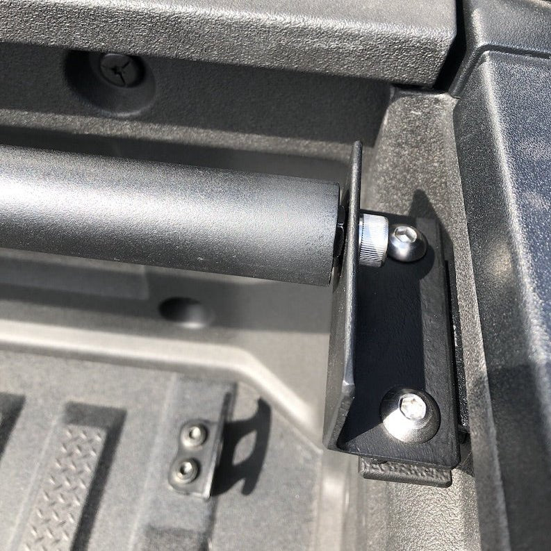 RIDE88 Honda Ridgeline Adapter mounted to a Honda Ridgeline truck bed to mount the crossbar.