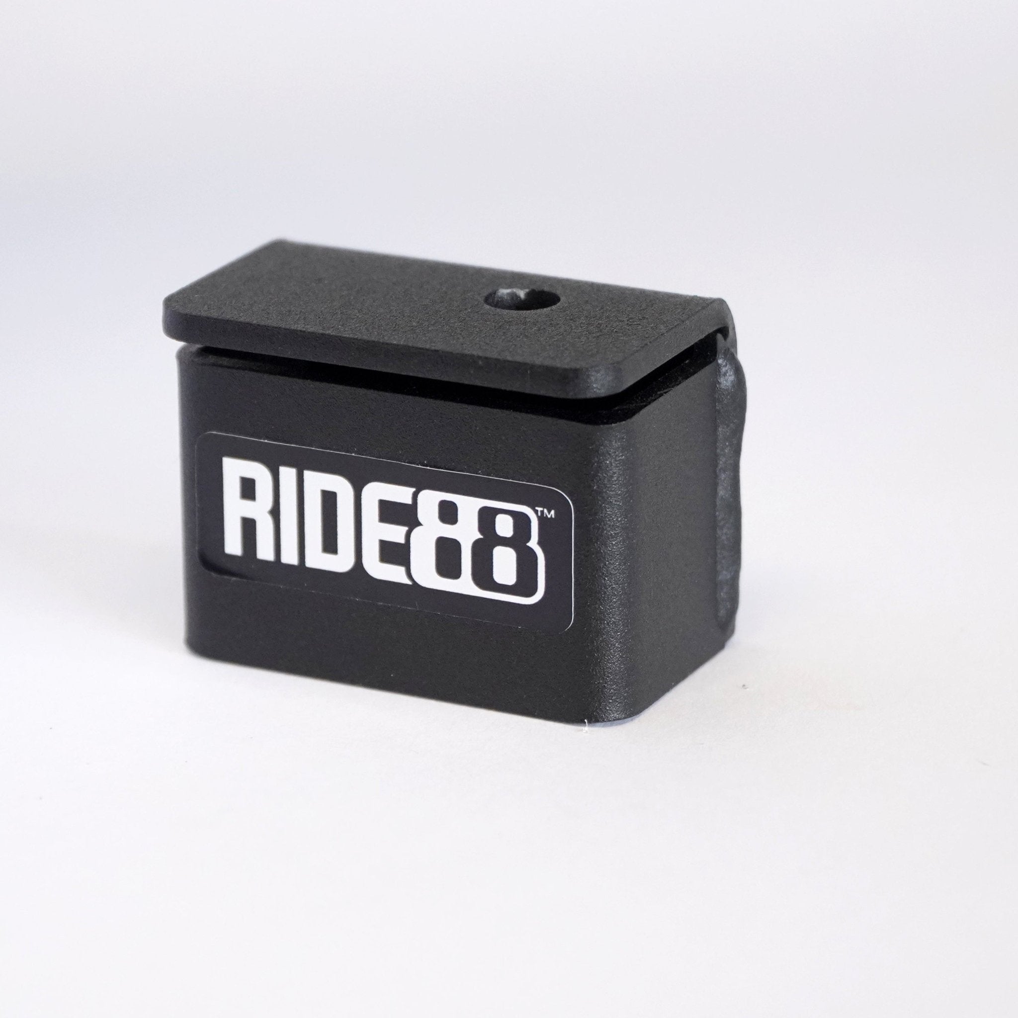 RIDE88 premium QR3 racl lock housing, powder-coated steel casing designed to protect and secure the RIDE88 QR3 Bike Rack locking system.