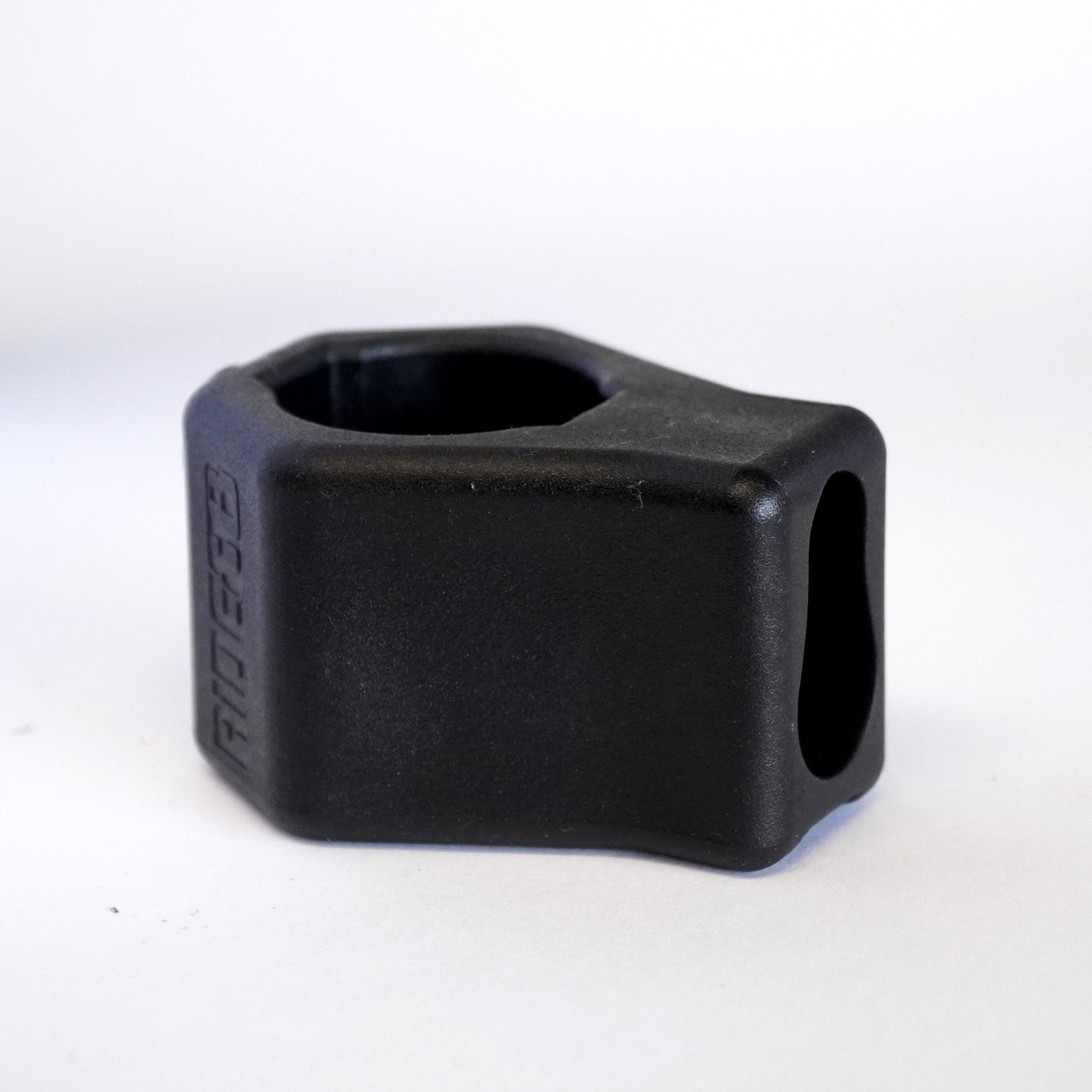 RIDE88 premium crossbar lock housing, durable black fiberglass-reinforced nylon casing designed to protect and secure the RIDE88 crossbar locking system.