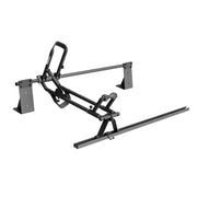 One RIDE88 QR3 Bike Rack mounted with a crossbar, utility track, and custom bracketry to universally be mounted to any floor.