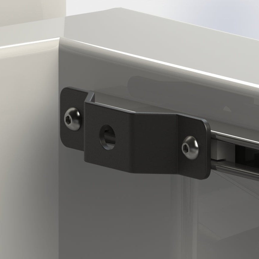 RIDE88 Side Track Adapter mounted in a utility track.