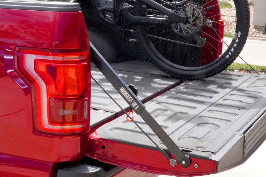 RIDE88 Tailgate Boss installed on a truck holding a tailgate down.