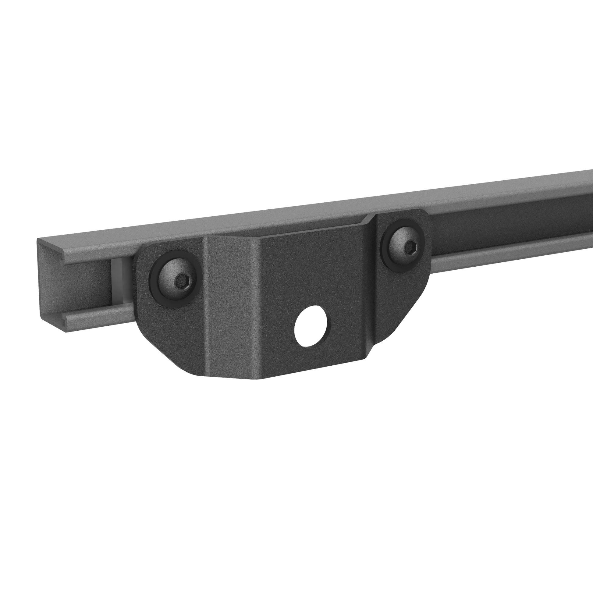 Toyota Bed Cover Adapter mounted to a utility track.